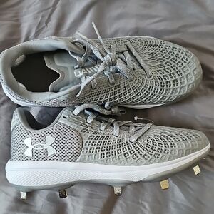 Under Armour Women's Glyde 2 Silver Mesh Cleats